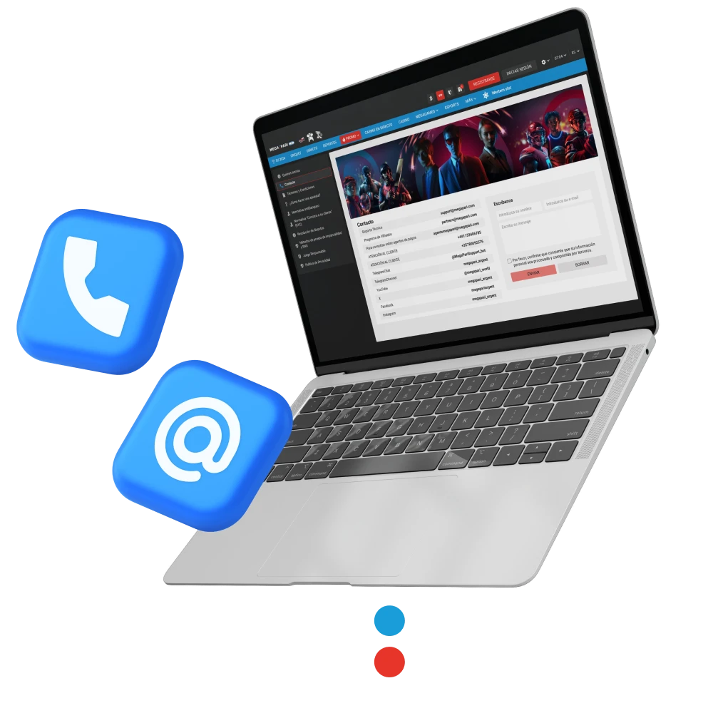 ¿Cómo puedes contactar con el servicio de atención al cliente del casino online Megapari?