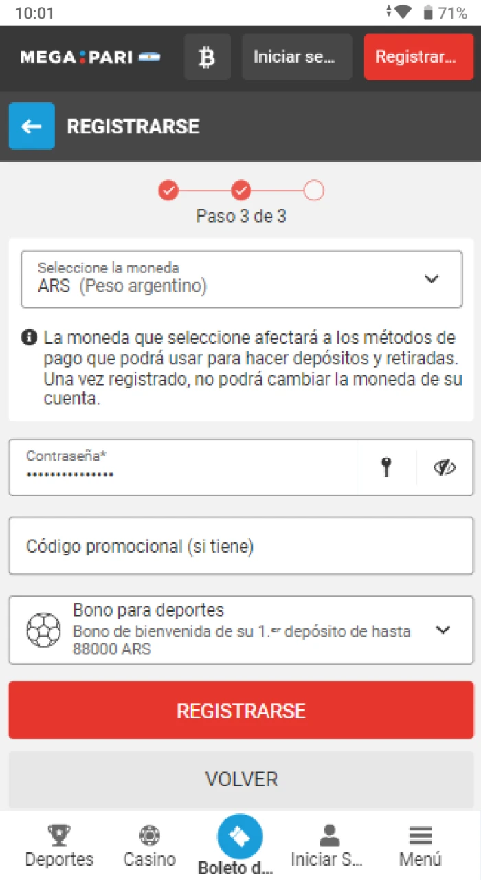 ¿De qué manera puedo conseguir un bono de bienvenida en el sitio web de Megapari Casino en línea?