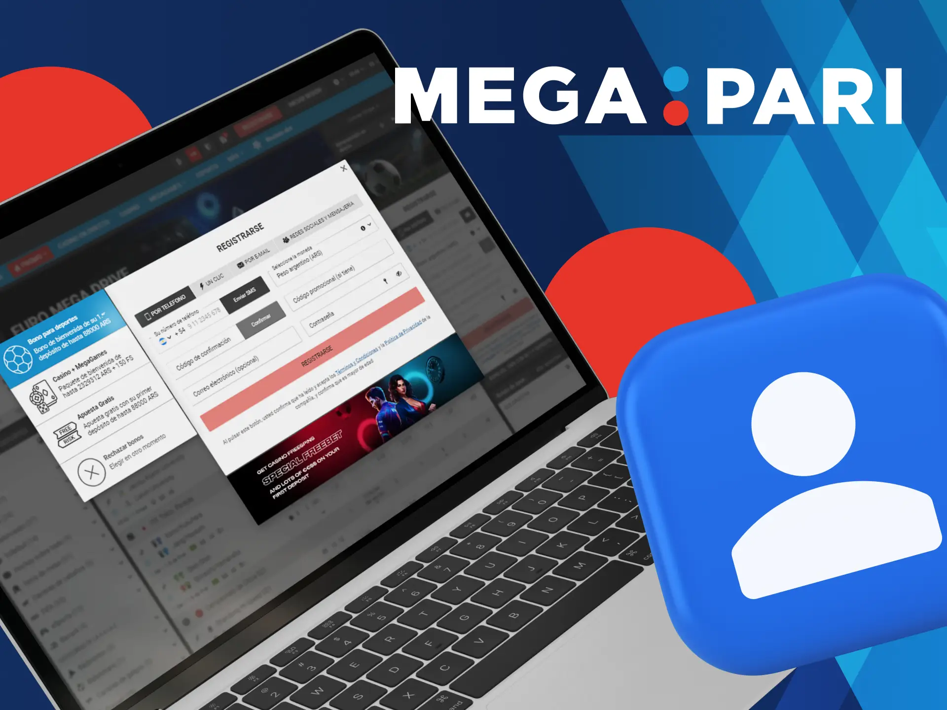 ¿Qué bono hay disponible en el sitio web de Megapari Casino en línea?