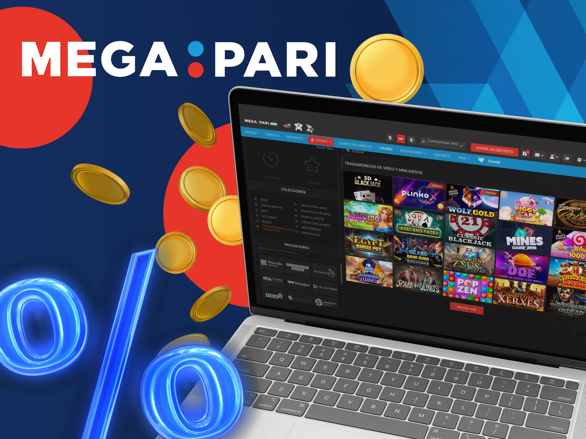 Busca tragamonedas con un RTP elevado para optimizar tus ganancias en Megapari.